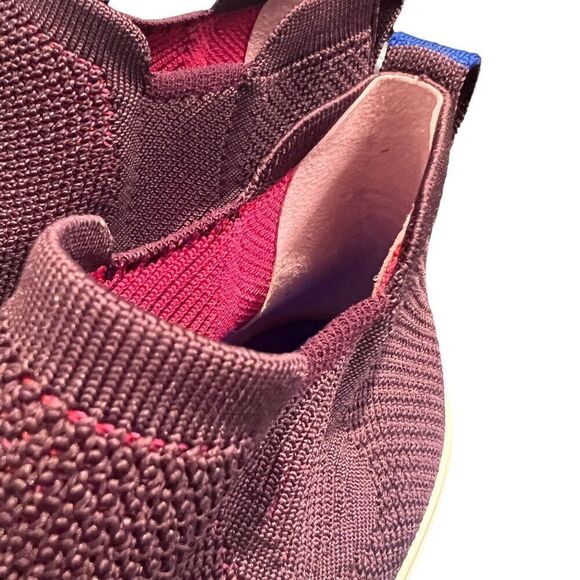 ROTHY’S The Chelsea Berry Lattice Knit High Top Sneaker Ankle Boots Shoes 13‎ - Picture 10 of 10